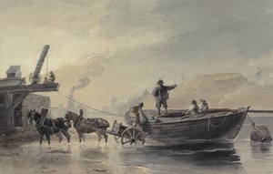 Een Rivierscène door Luke Clennell